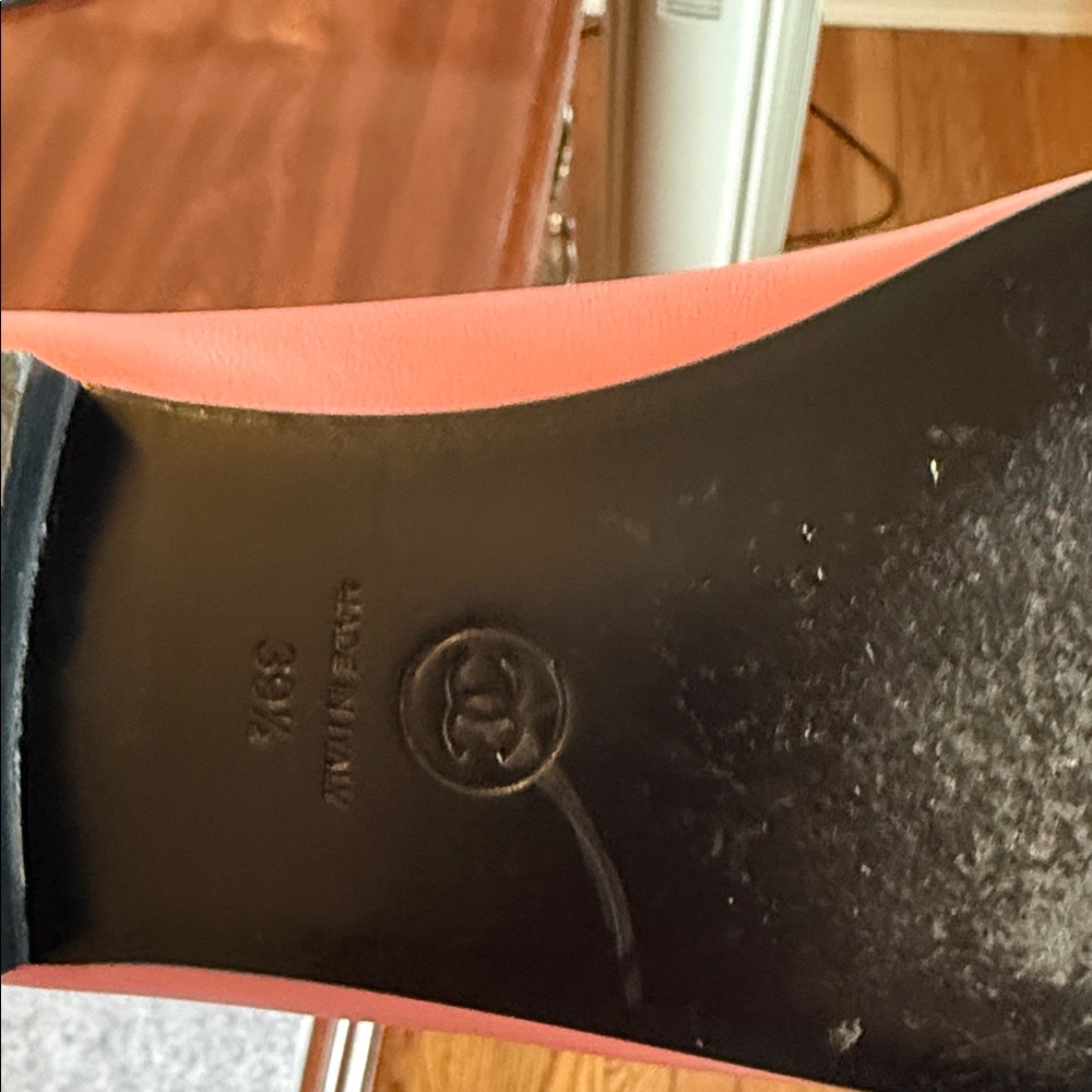 CHANEL pink and Black Women's Flats. Size 39.5 - Picture 7 of 15